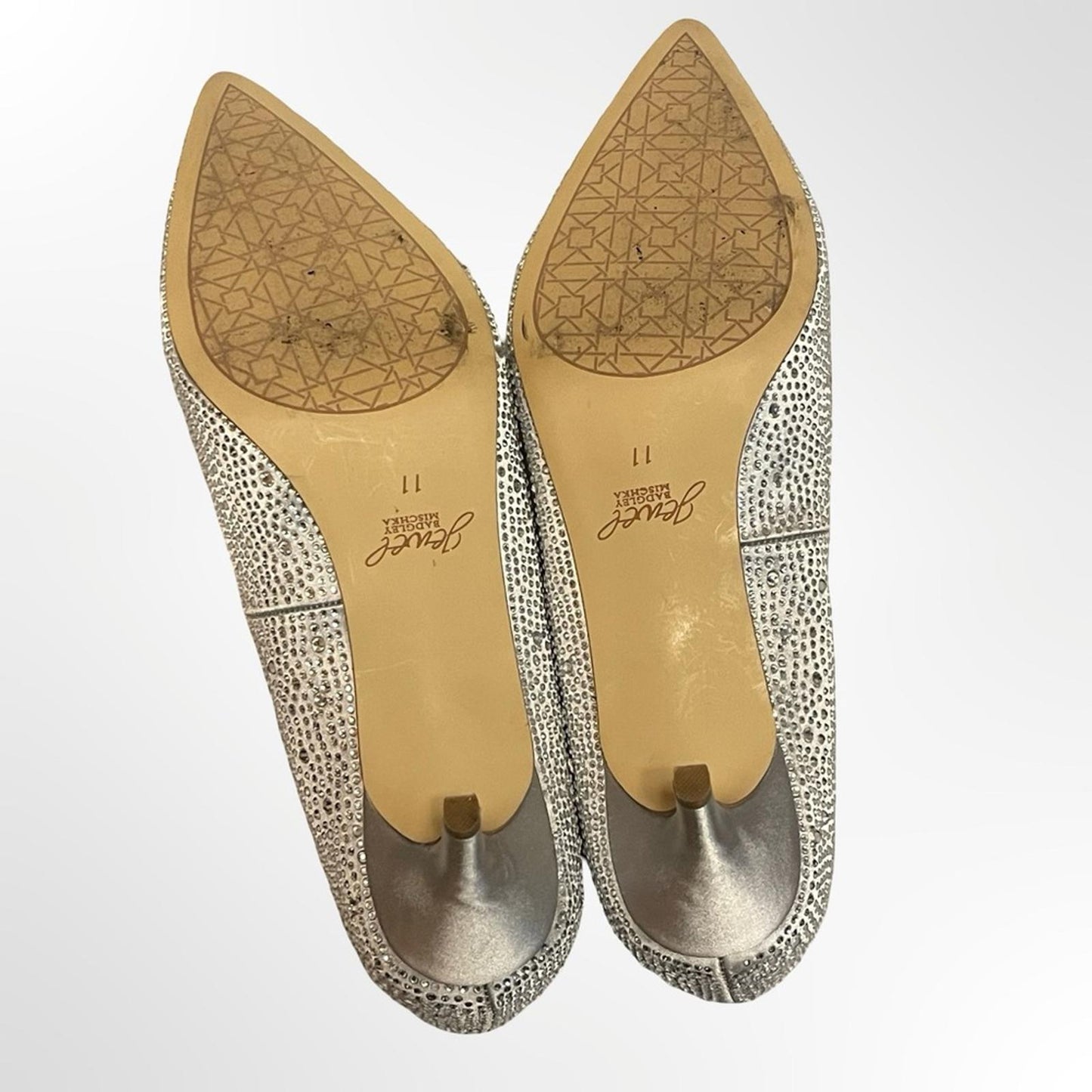 Badgley Mischka  Rhinestone Pointed-Toe Pumps in size 11