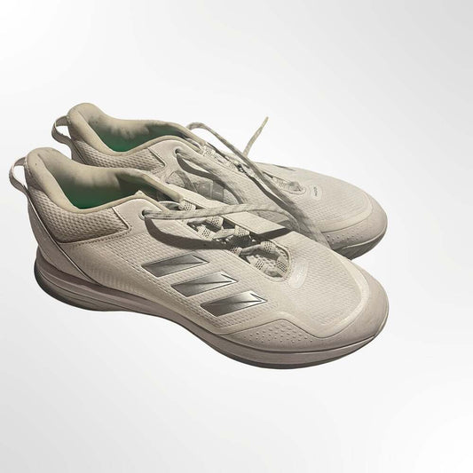 Adidas Icon 7 Turf Baseball Shoes White/Silver Metallic