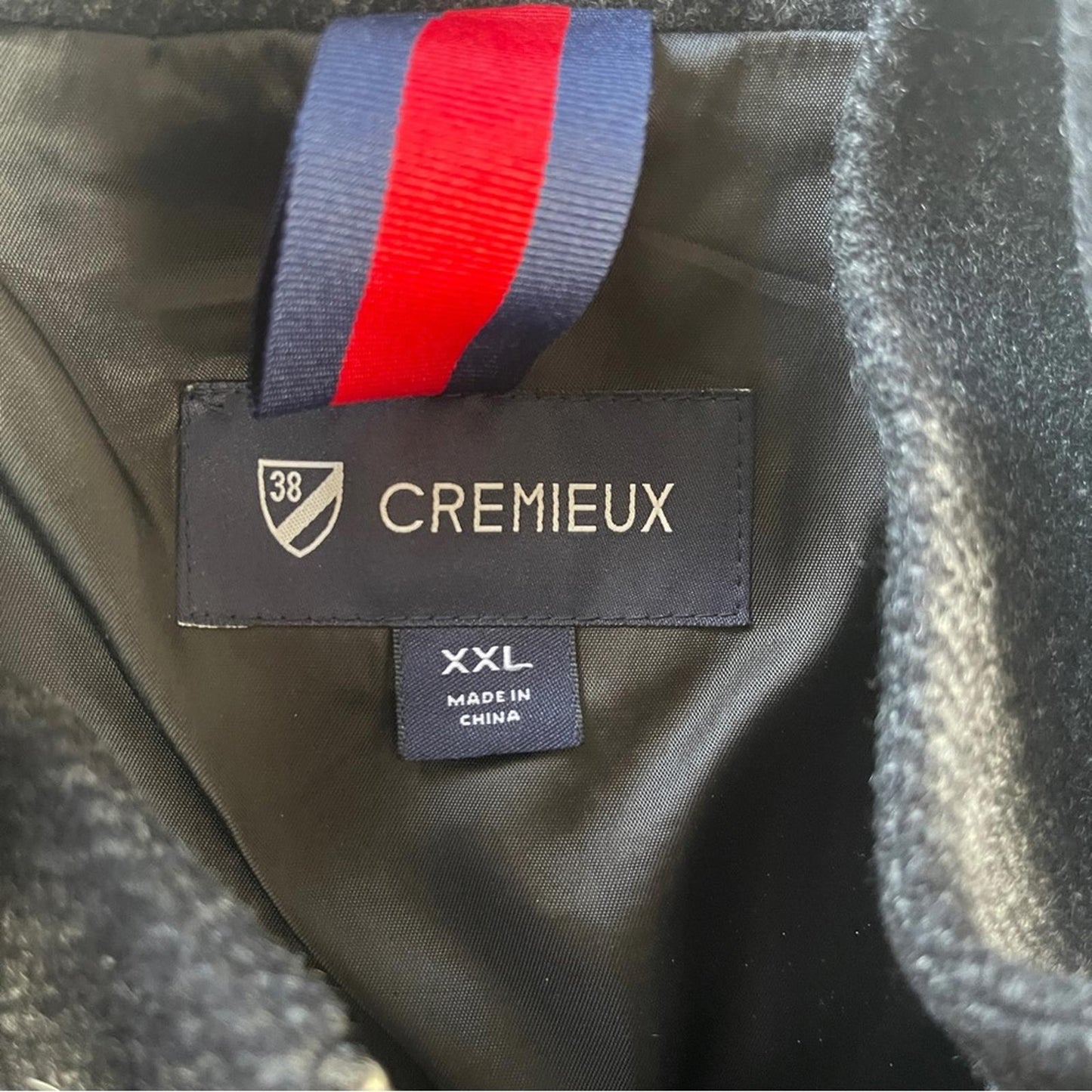 Cremieux Dark Grey Men's Pea Coat in XXL -NWOT