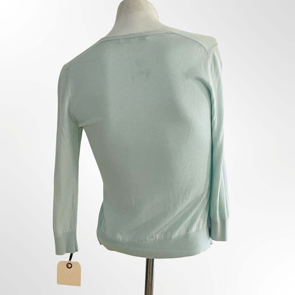 Banana Republic Light Green V-Neck Button-Front Cardigan Sweater Size XS