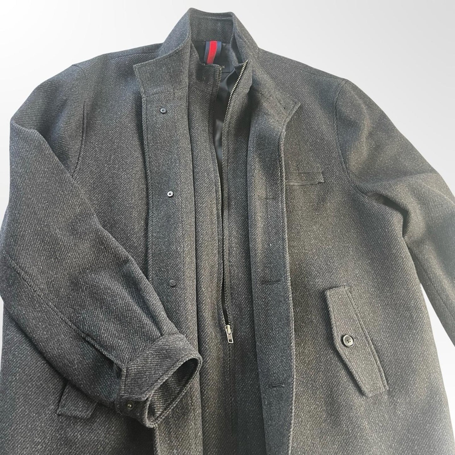 Cremieux Dark Grey Men's Pea Coat in XXL -NWOT