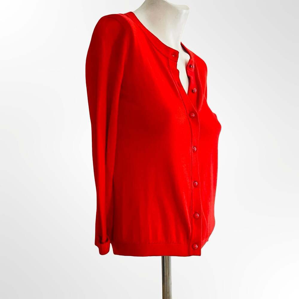 Kate Spade New York Red Button-Front Cardigan Sweater Women's Size XS