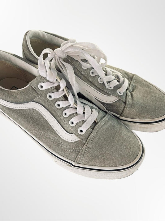 Women's Vans Low-Top Sneakers with White Stripe in size 7.5