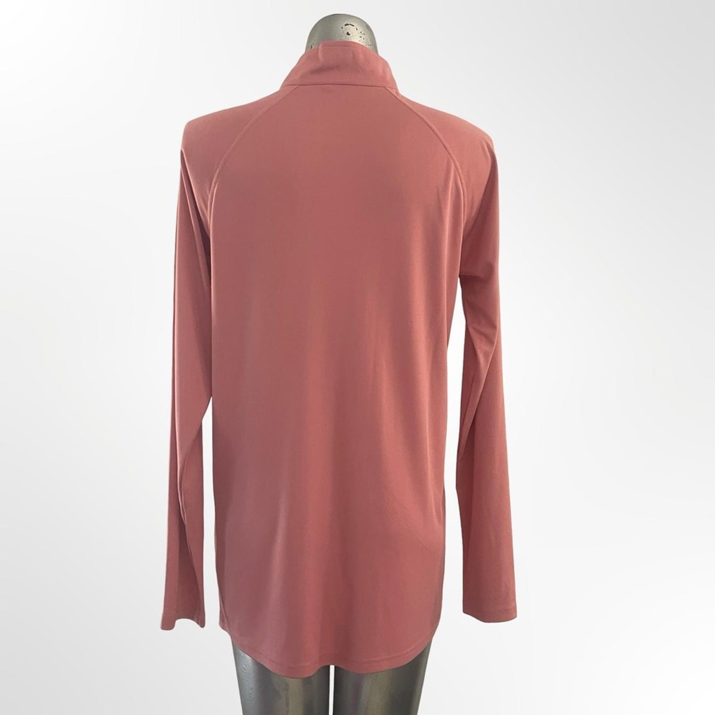 Women's Long Sleeve Sporty Top in Rose