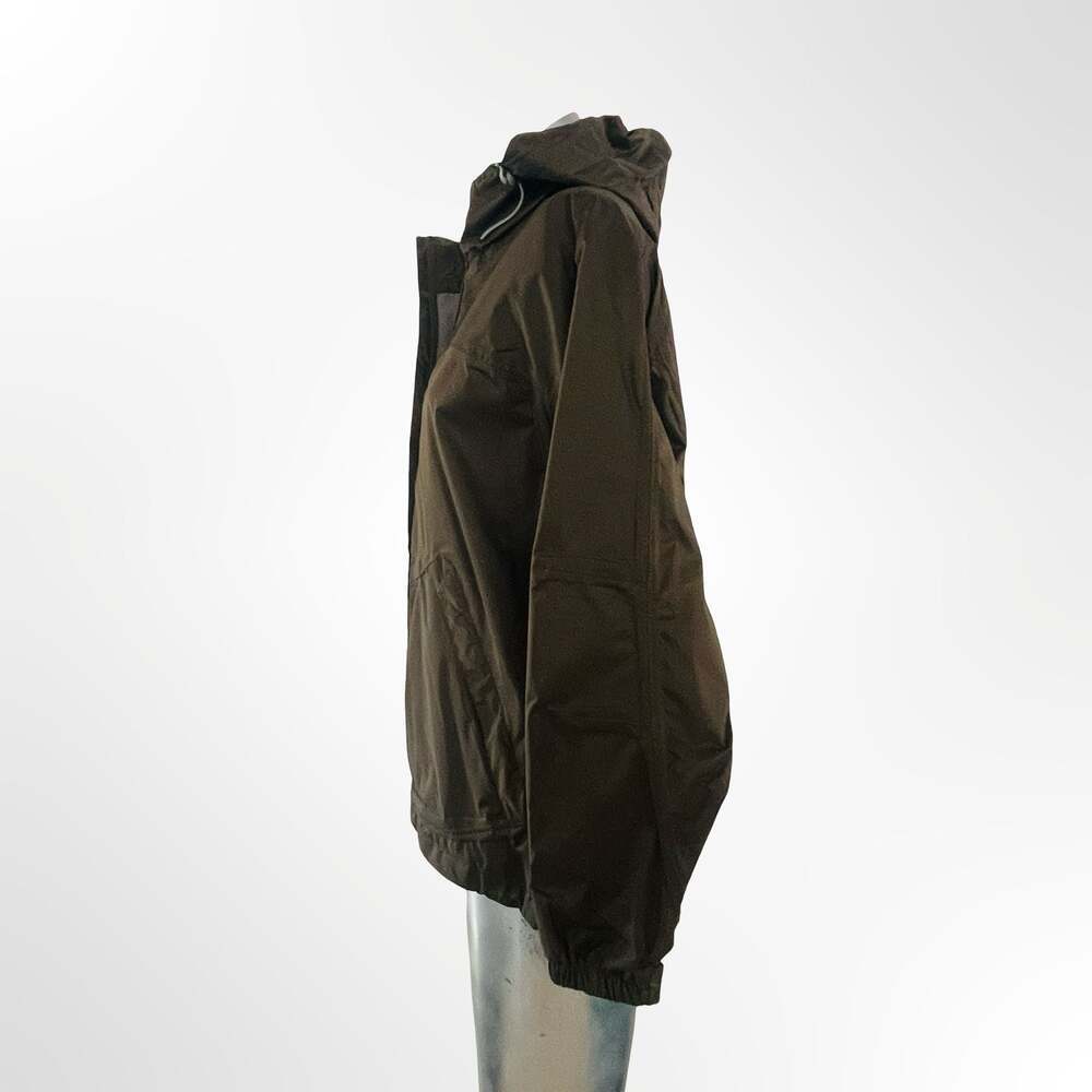TRBN Performance Womens Brown Hooded Rain Jacket Size Medium
