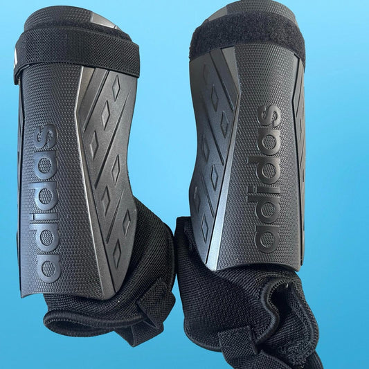 4 Pairs of NWT Adidas Black Shin Guard sets in size S