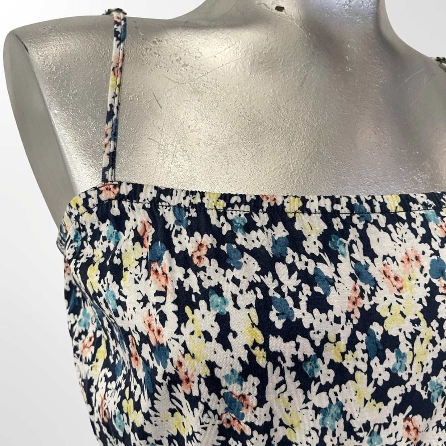 O'Neil Floral Spaghetti-Strap Sundress - Navy/Multicolor
