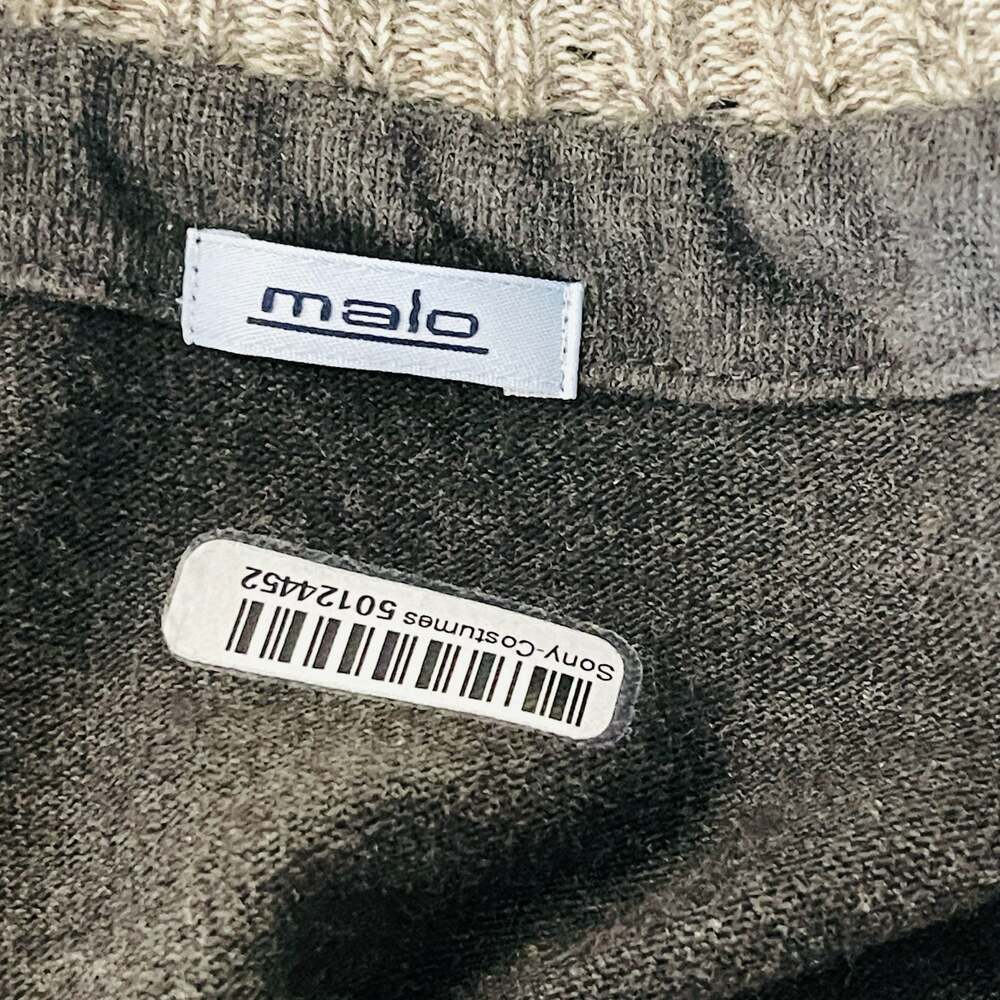 Malo Full-Zip Jacket with Ribbed Trim