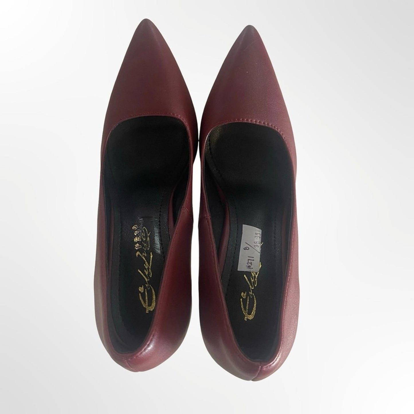 Women's Pointed Toe Pumps in Burgundy size 8