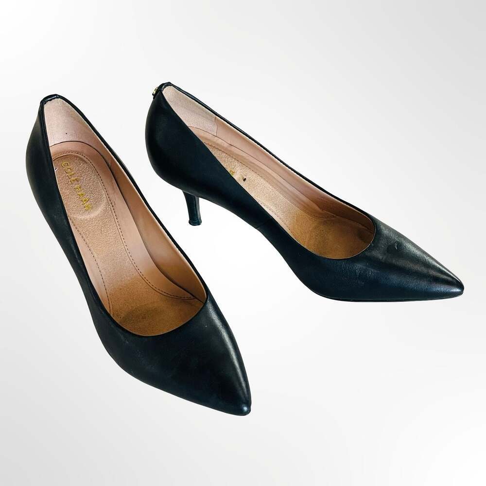 Cole Haan Grand Ambition Pointed Toe Kitten Heel Pumps