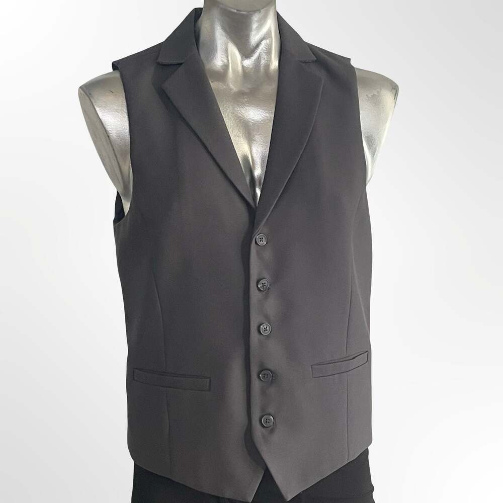 Edwards Garment Men's Dress Lapel Vest Style 4496