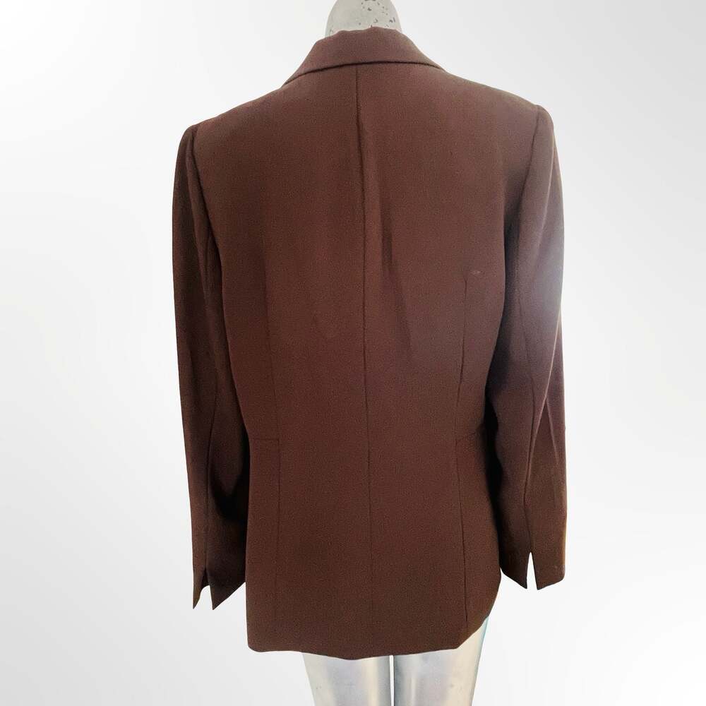 Christy Miller Suits Style AA-06M Women's Brown Two-Button Blazer Jacket