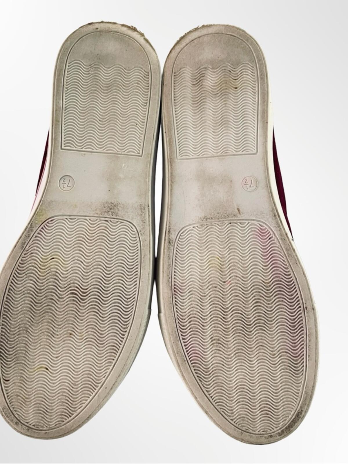 Catherine Malandrino Burgundy Velvet Slip-On Sneaker in 7.5