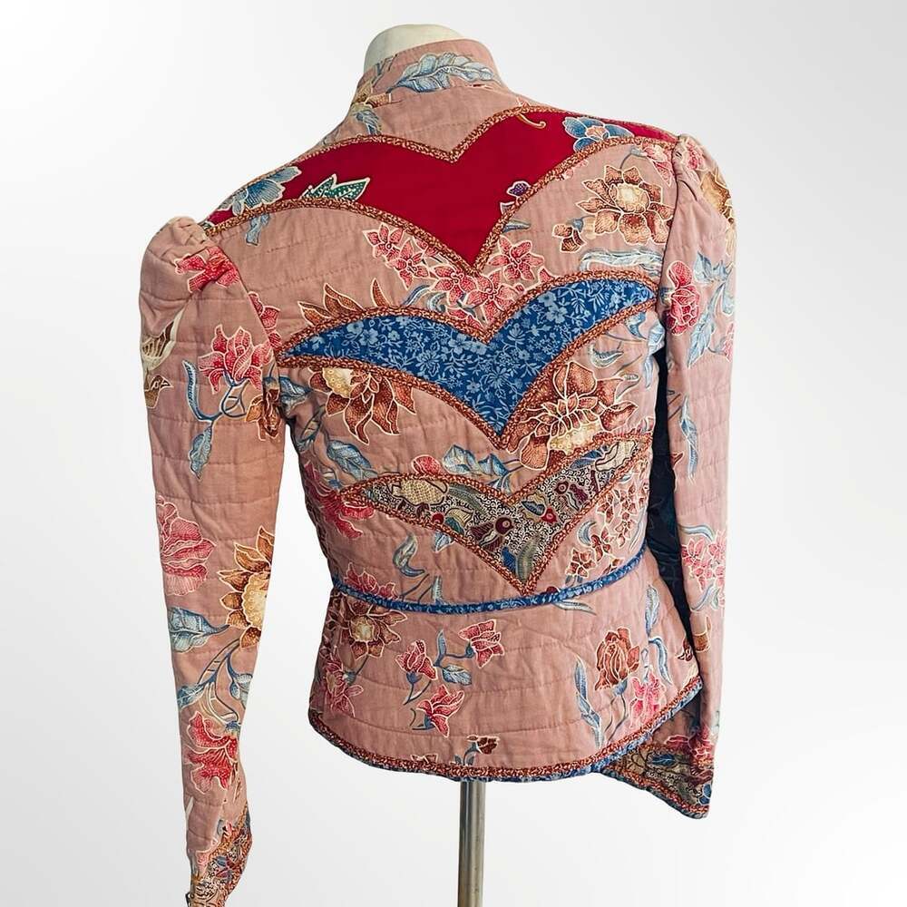 Vicki Lynn Bardon Sutles and Sewinds Limited Quilted Floral Jacket