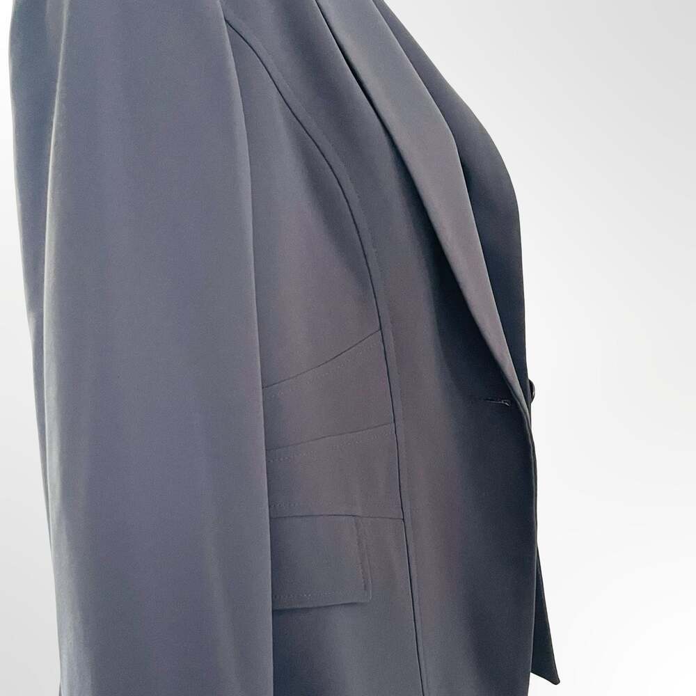 Louben Women's Black Single Button Tailored Blazer Jacket