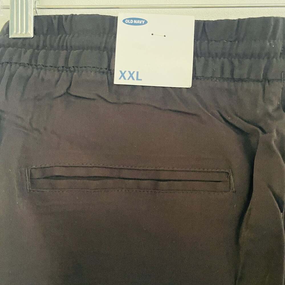 Old Navy Women's Black Drawstring Waist Jogger Pants
