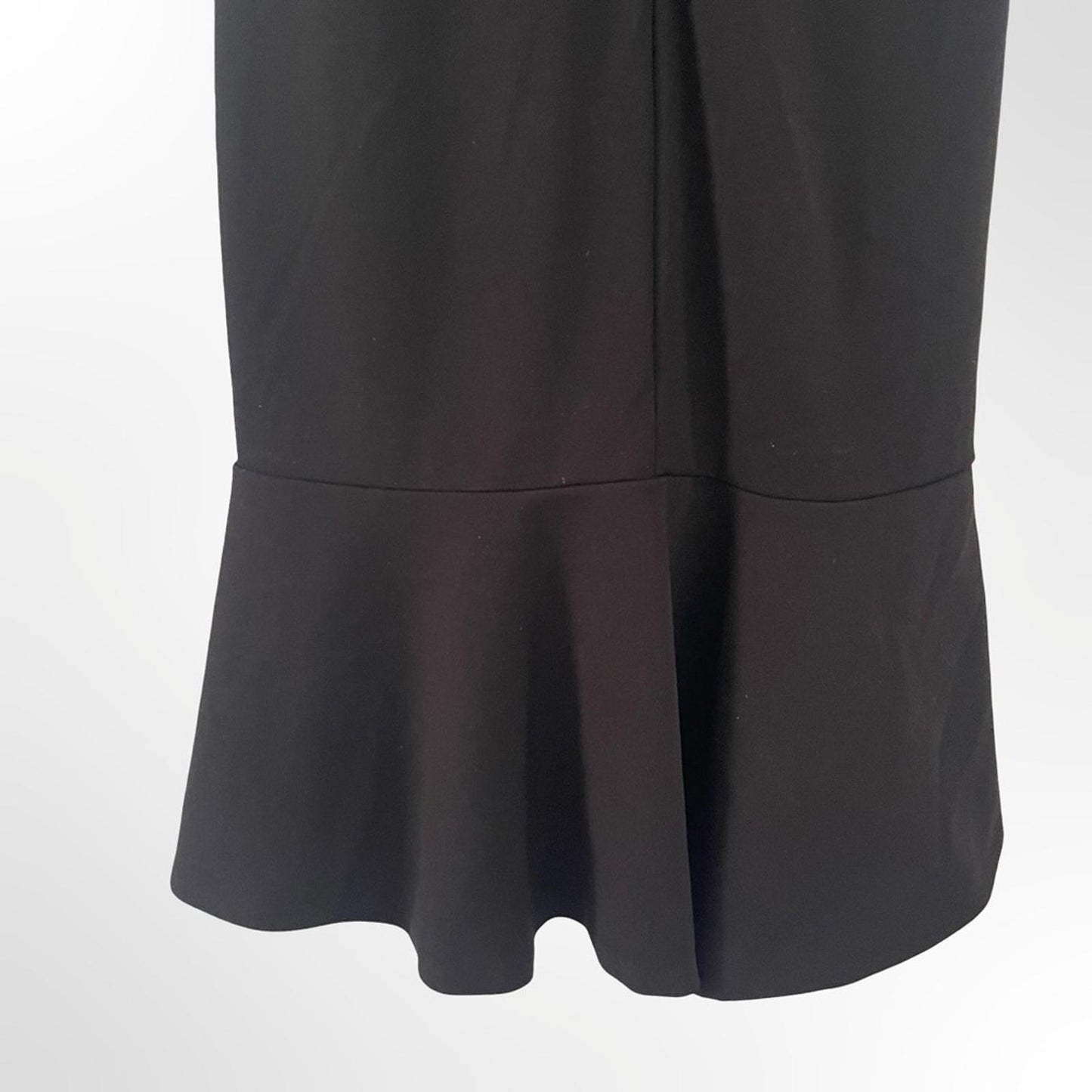 Slate & Willow Black Polka Dot Hem Midi Dress - in size S