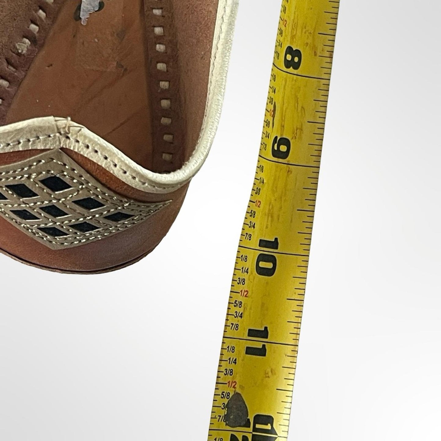 Handmade in Morocco Elegant Brown and Cream Women's shoes