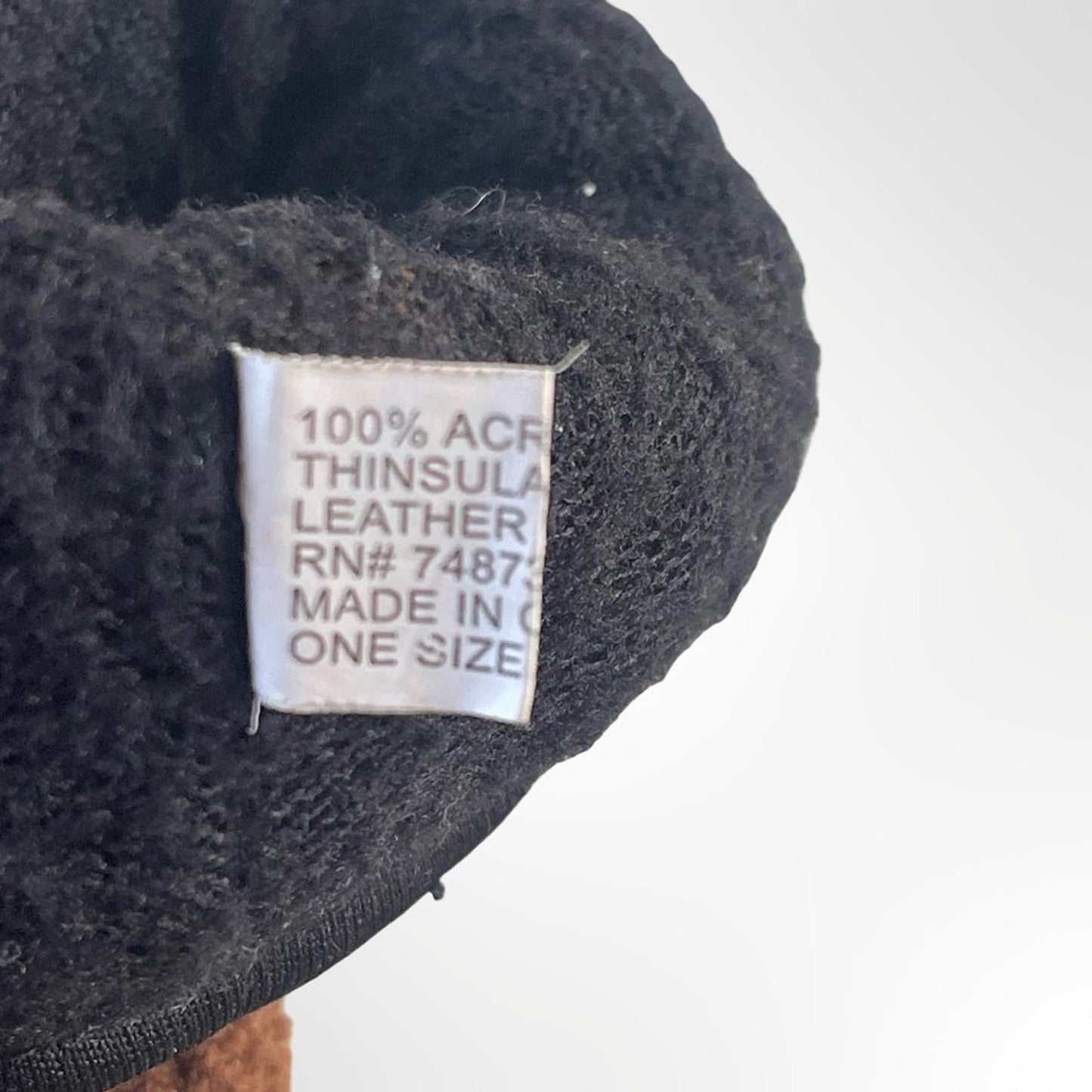 Brown Men's Winter Gloves