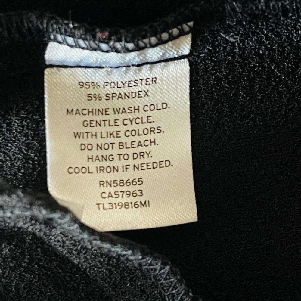 Leith Women's Raw Edge Crepe Asymmetrical Moto Jacket, Black, Size XS