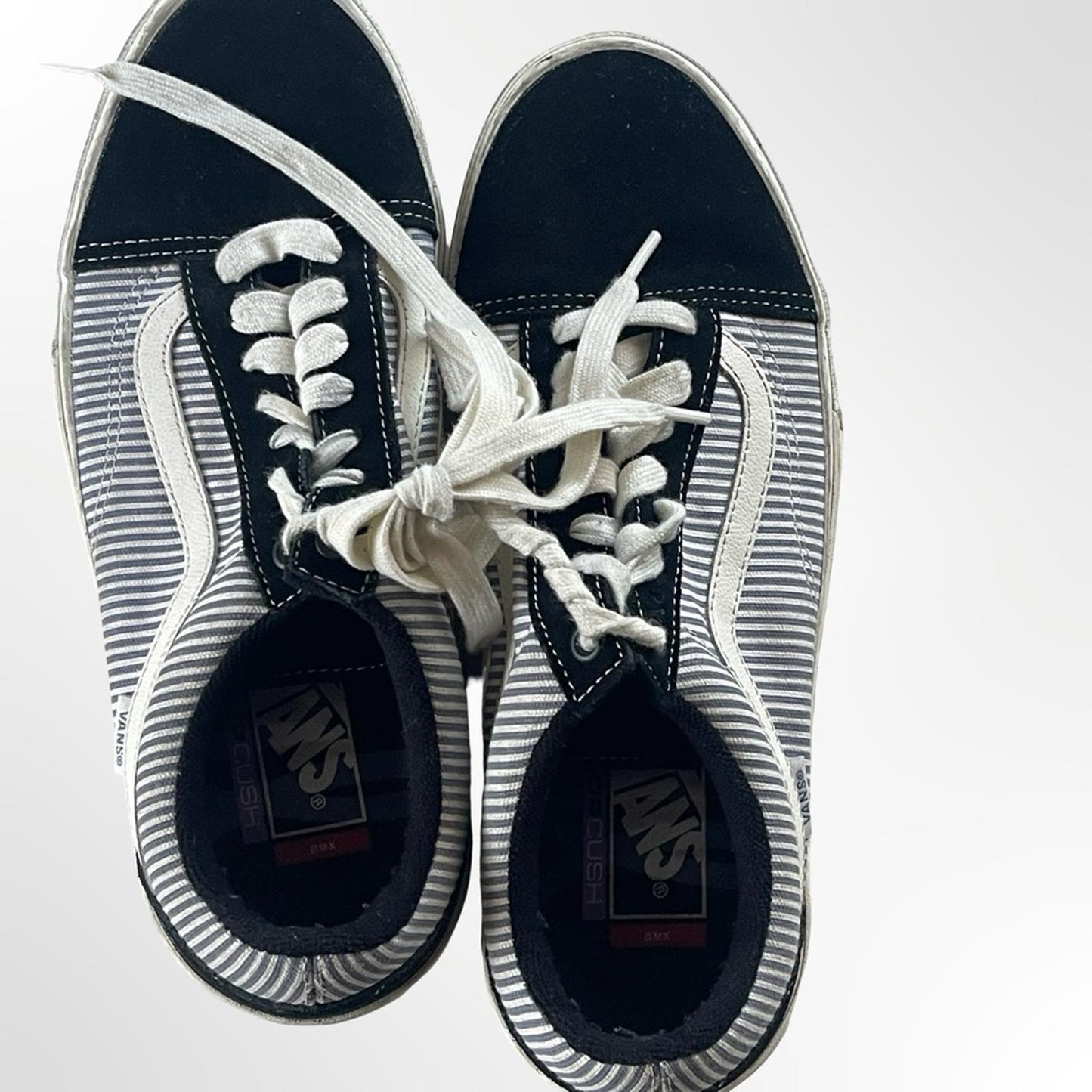 Vans federal BMX Black and White Sneakers in size 9