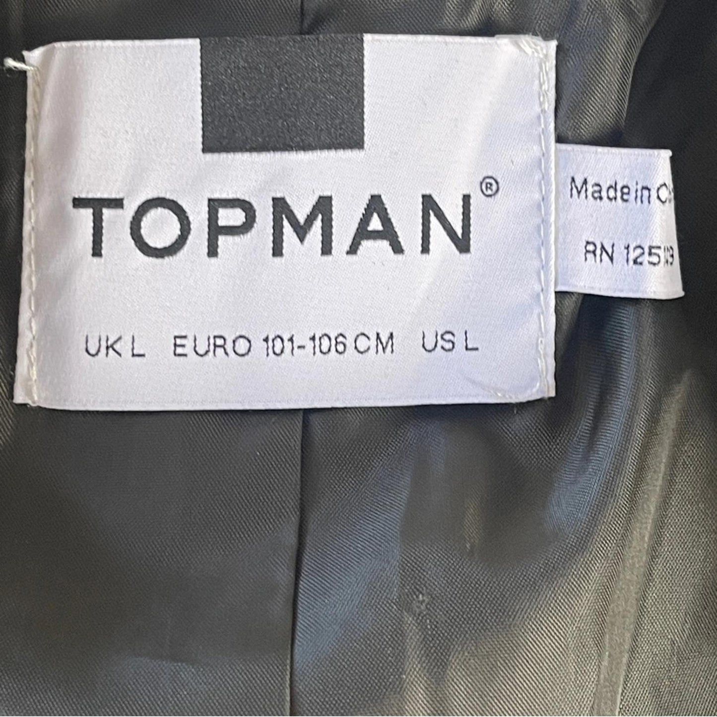 Topman Trench Coat in size Large NWOT