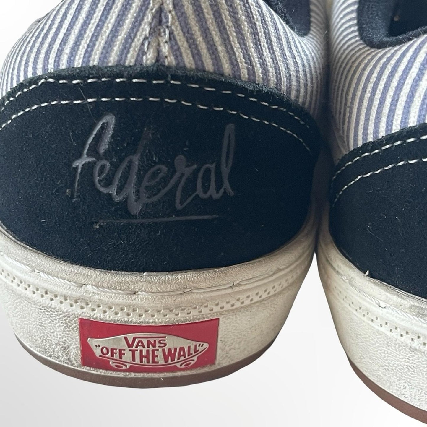 Vans federal BMX Black and White Sneakers in size 9