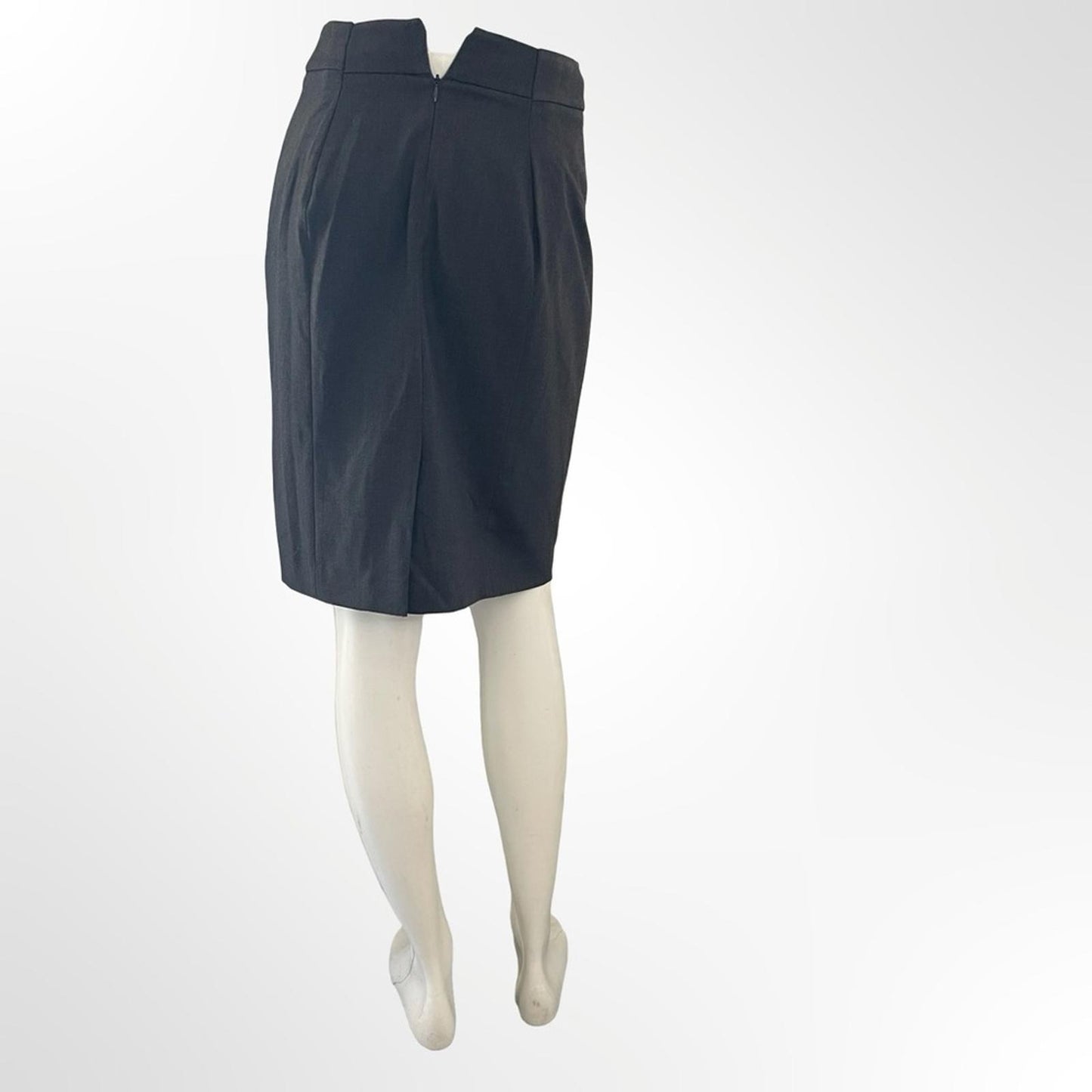 Calvin Klein Classic Black Pencil Skirt in size P
