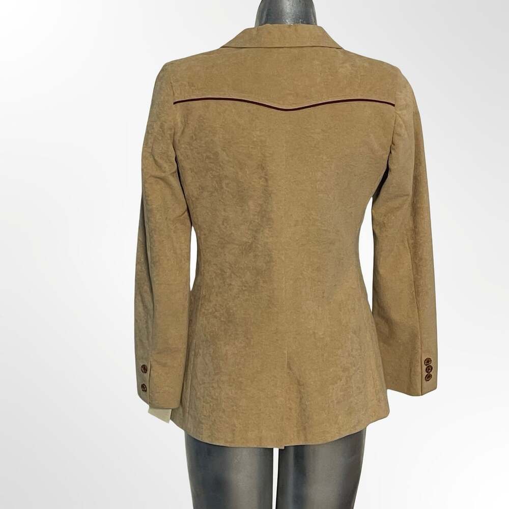 Sachel Brushed Buff Suede Ladies Blazer