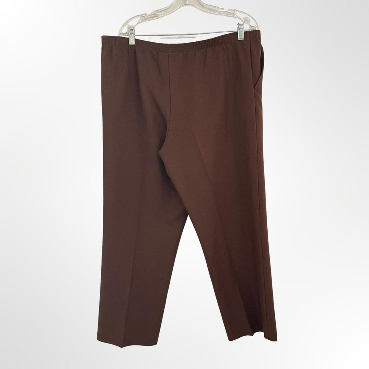 Women's Brown Pants by Alfred Dunner in size 14