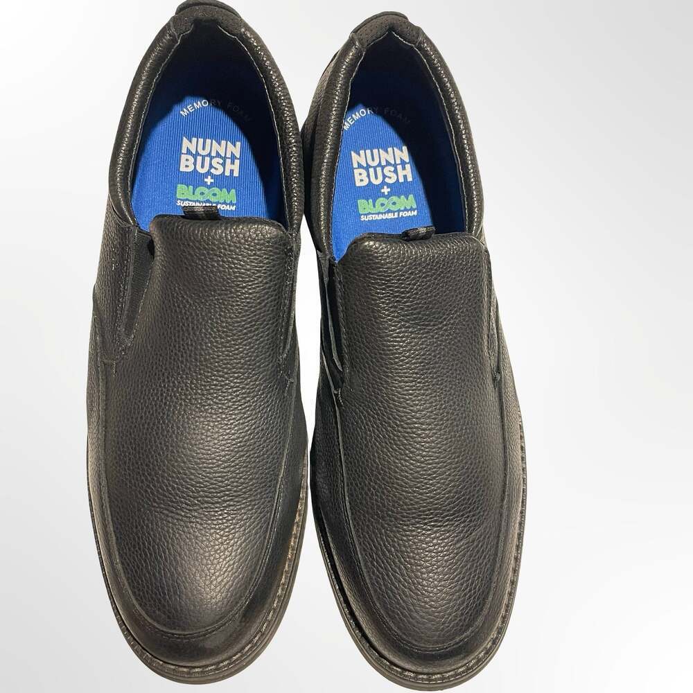 Nunn Bush Otto Men's Leather Moc Toe Slip-On Shoes