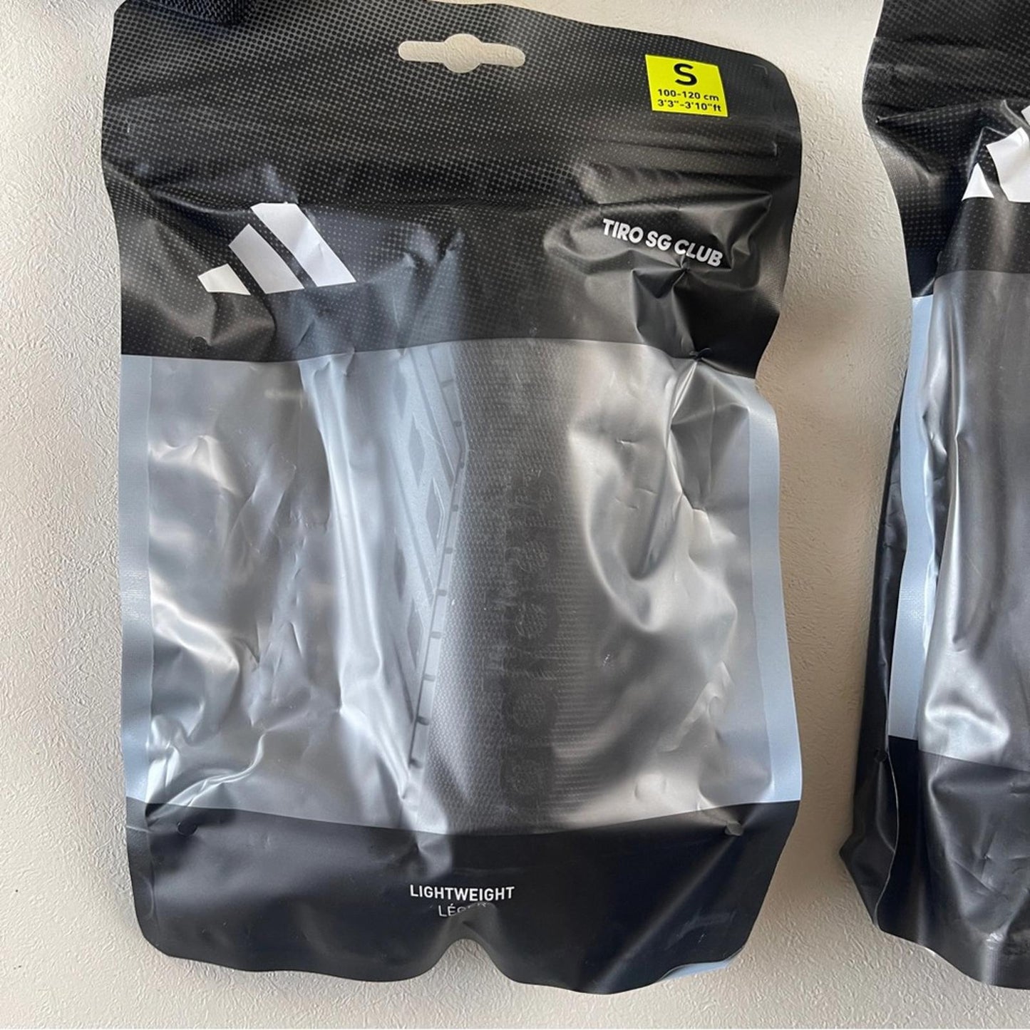 4 Pairs of NWT Adidas Black Shin Guard sets in size S