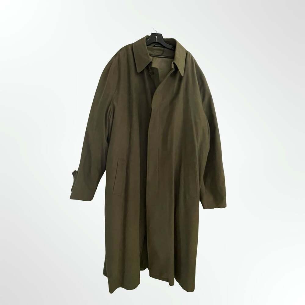 Millennium Collection Men's Olive Trench Coat Size 52 X.Long