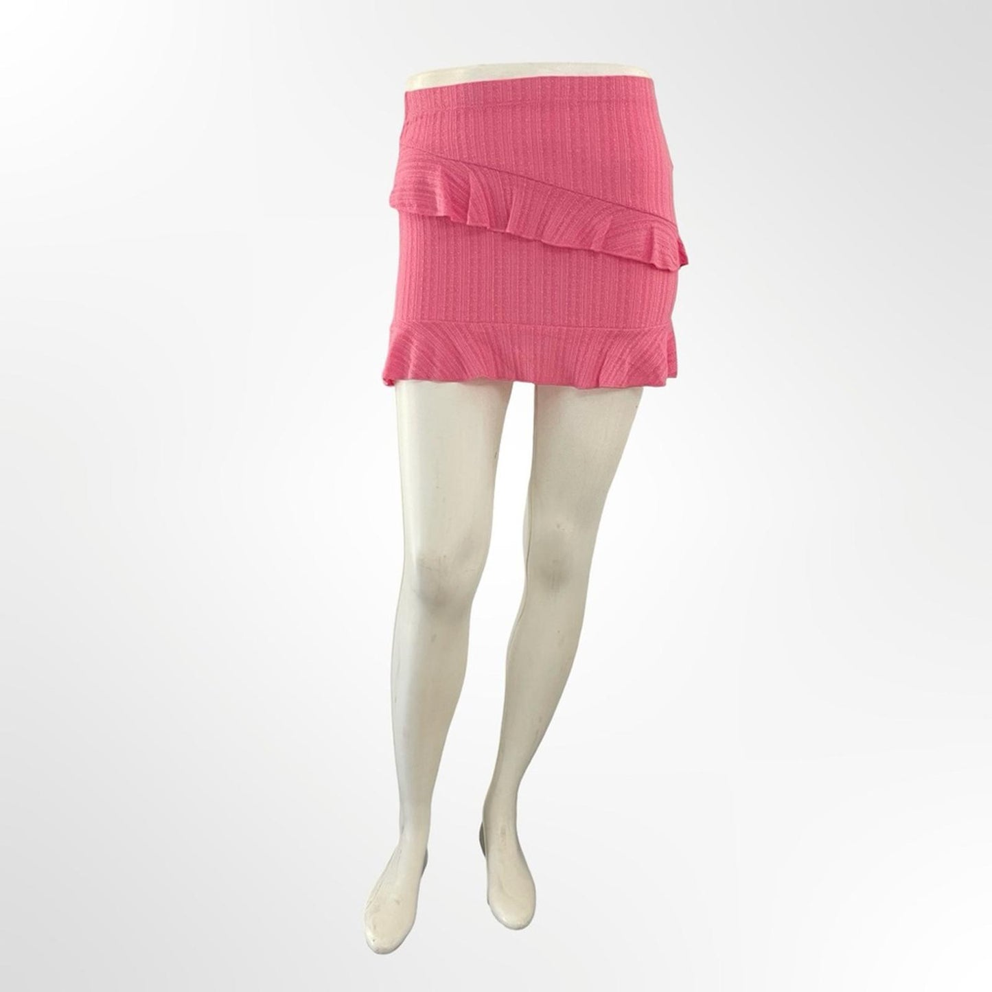 Fashion Nova Pink Ruffled Women's Skirt