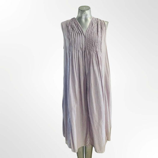 Free People x CP Shades Yoko Tunic Dress Lavender Sleeveless Cotton