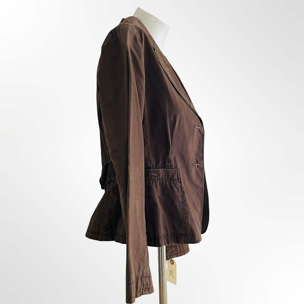 Banana Republic Brown Cotton Blazer Jacket with Sony Pictures Costume Dept Label