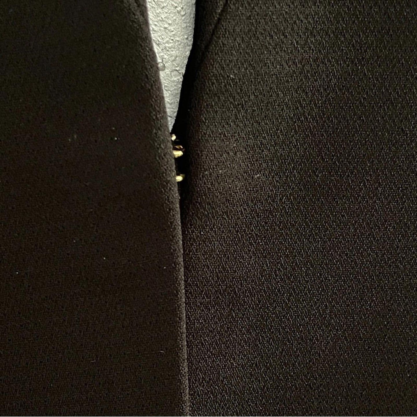 DKNY Black Business Vest Suit with Gold Accent - NWOT