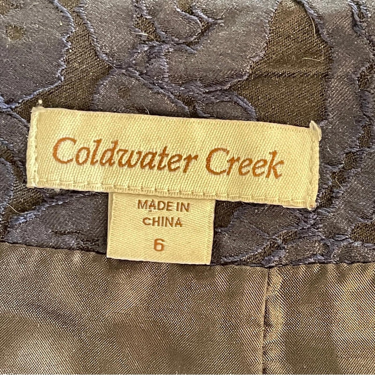 Cold water Creek Navy Blue Women's Skirt in size 6