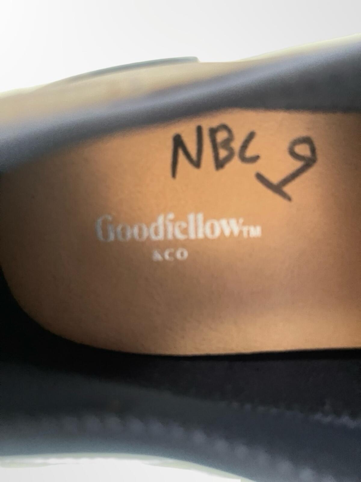 GoodFellow Brown Leather-Style Men's Boat Shoes in size 9