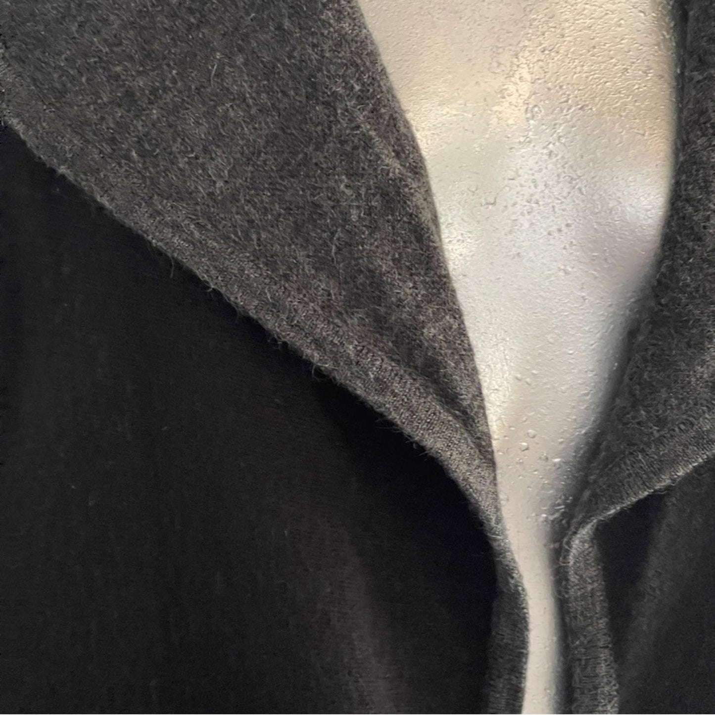 Blanc Noir Black Cardigan in Medium