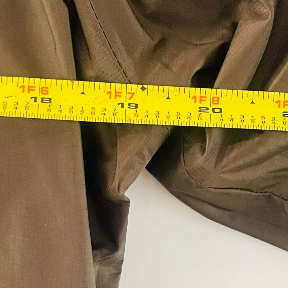 TRBN Performance Womens Brown Hooded Rain Jacket Size Medium