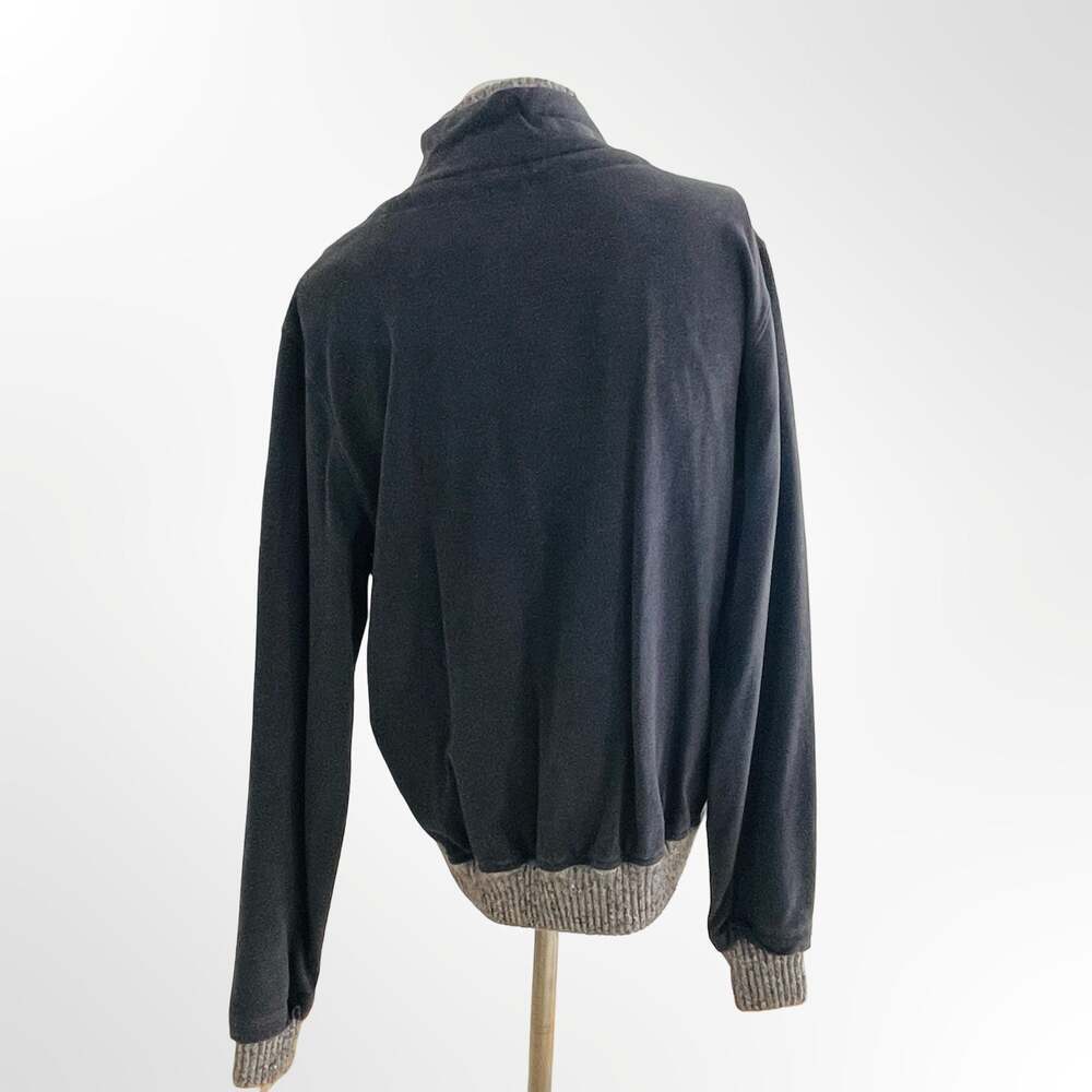 Malo Full-Zip Jacket with Ribbed Trim
