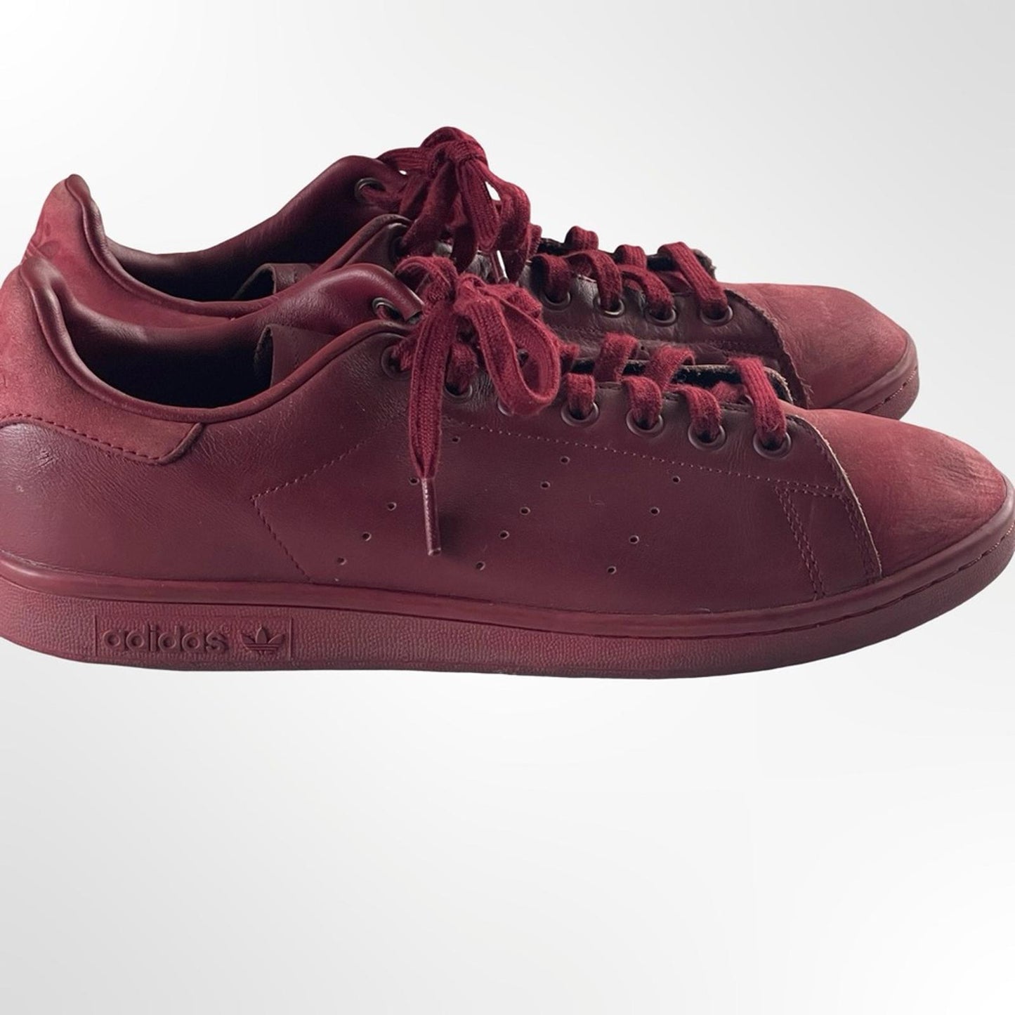 Adidas Stan Smith Men's Deep Red Sneakers in size 9.5