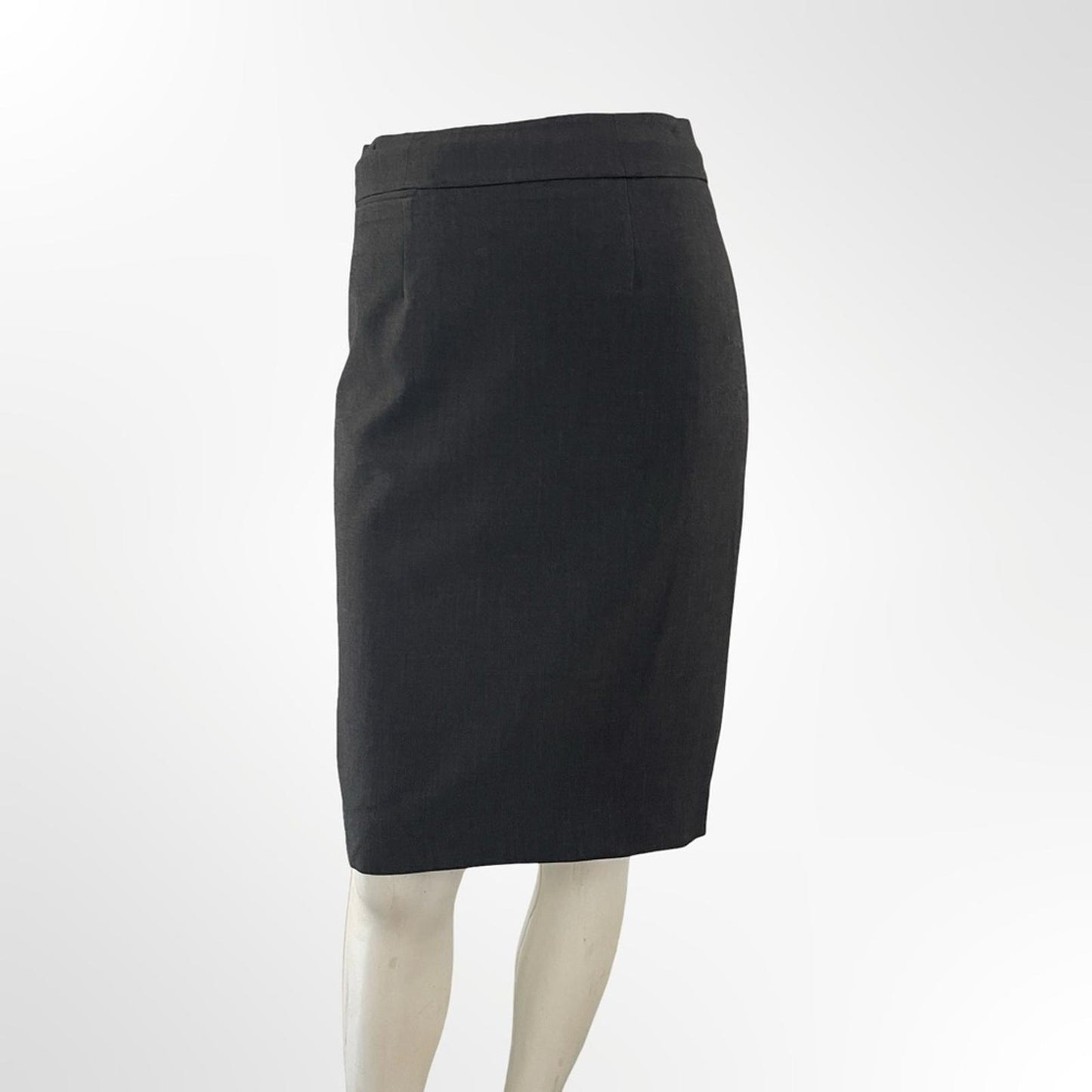 Calvin Klein Classic Black Pencil Skirt in size P
