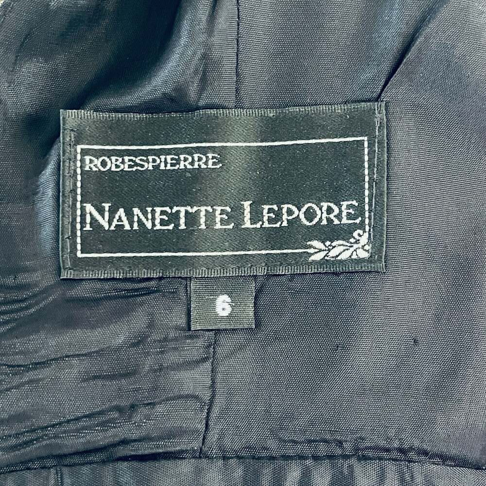 Nanette Lepore Black Sleeveless Sheath Dress with Bow Detail