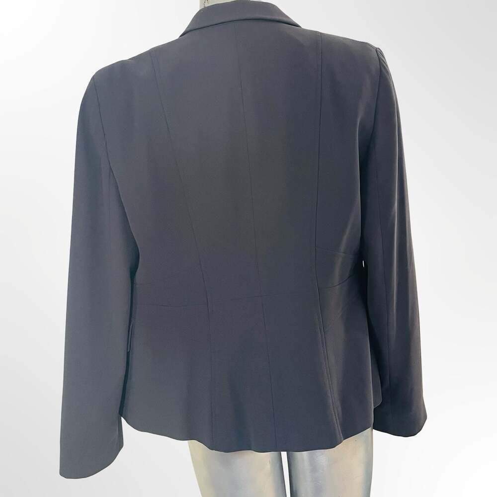 Louben Women's Black Single Button Tailored Blazer Jacket