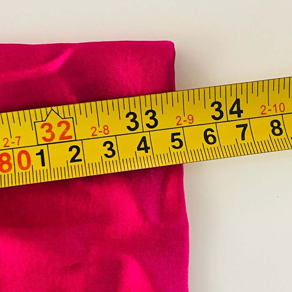 Hanifa Wide Leg Tailored Trousers in Hot Pink, Size XL