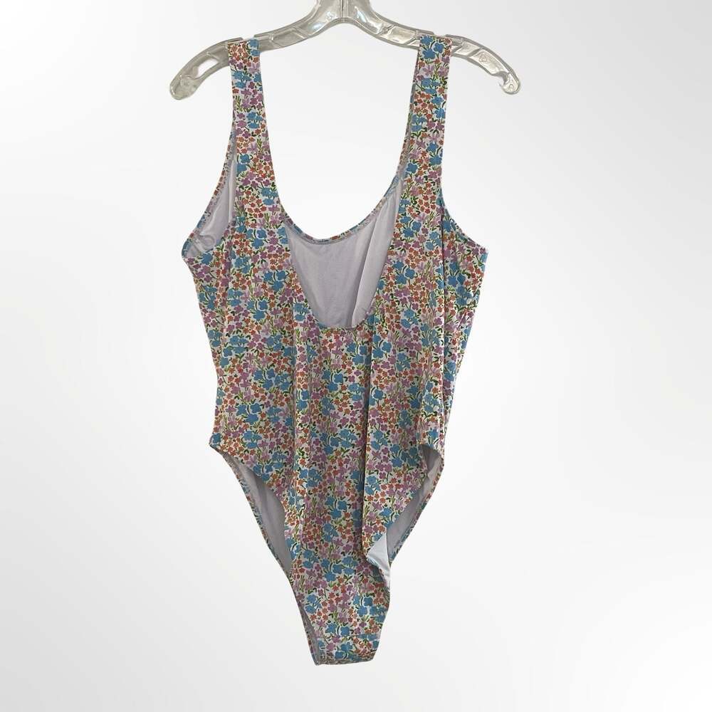 Cotton On Body Floral Ditsy Print Scoop Neck One-Piece Swimsuit