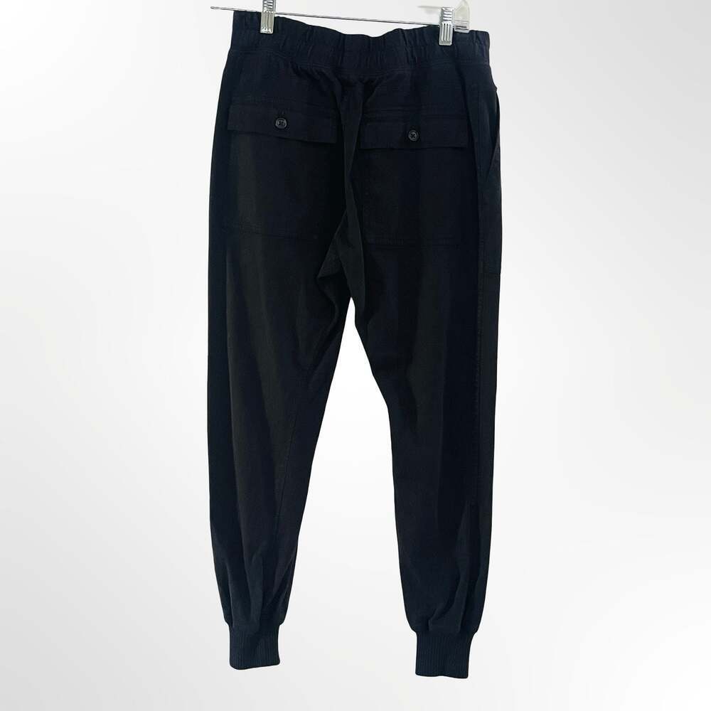 Standard James Perse Mixed Media Jogger Pants in Black