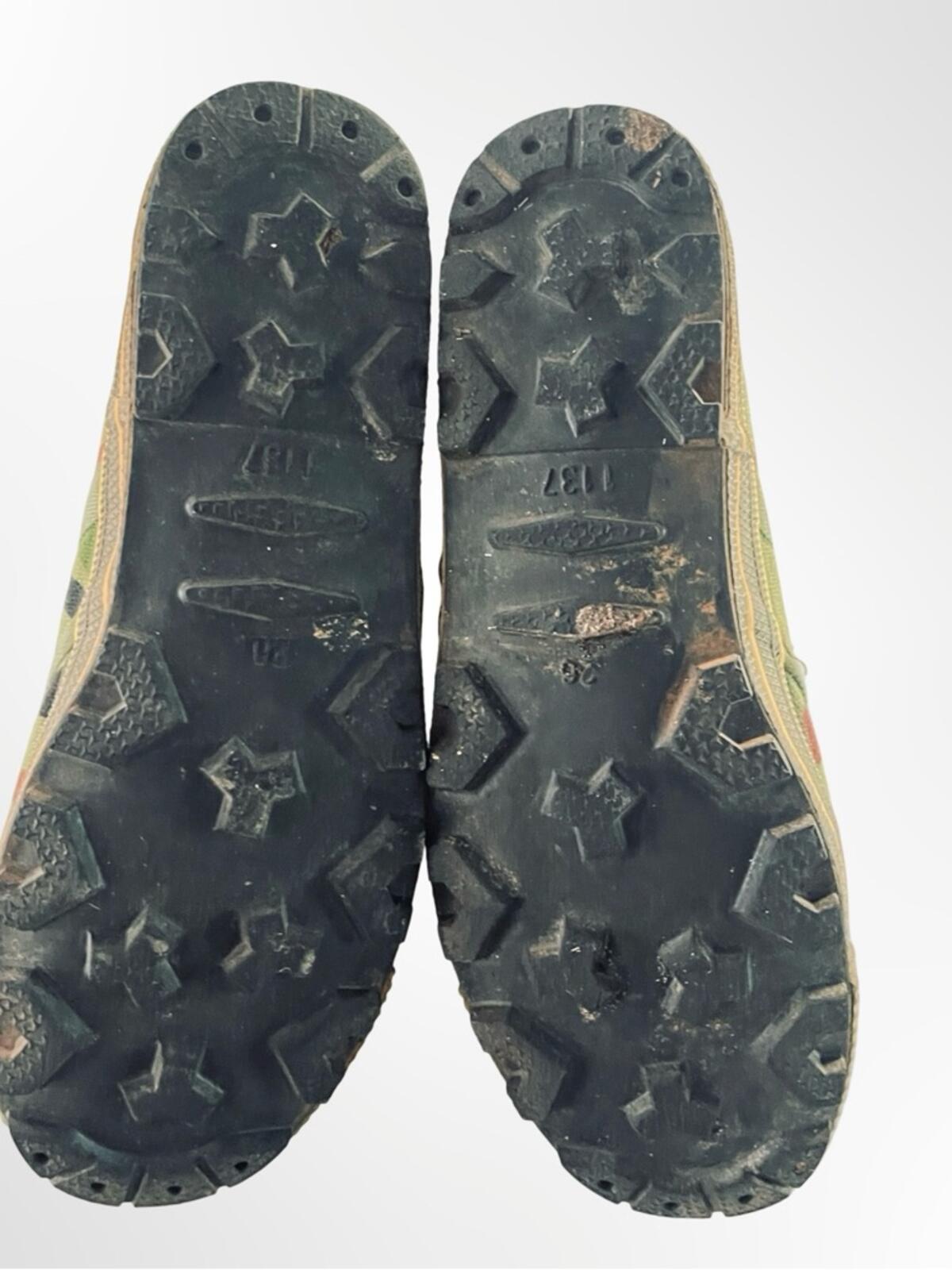 Men's Camouflage High-Top Athletic Sneakers - Green Camo